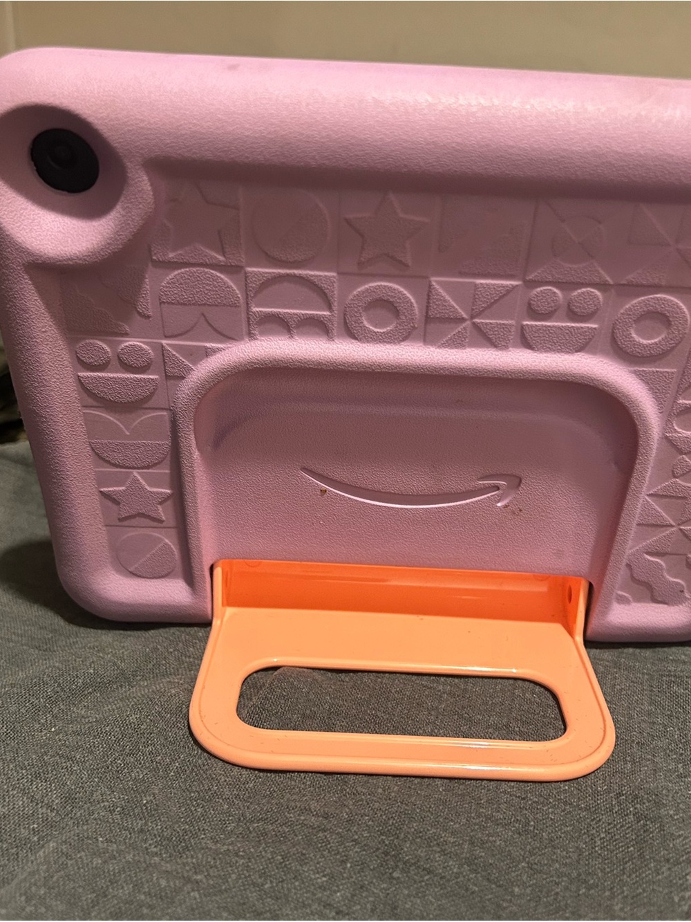 Fire 7 kids : 7 tablet. Amazon Pink Kids Tablet with Case with Orange Kickstand